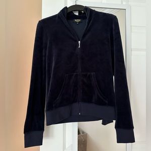 Juicy Couture track zip up jacket navy